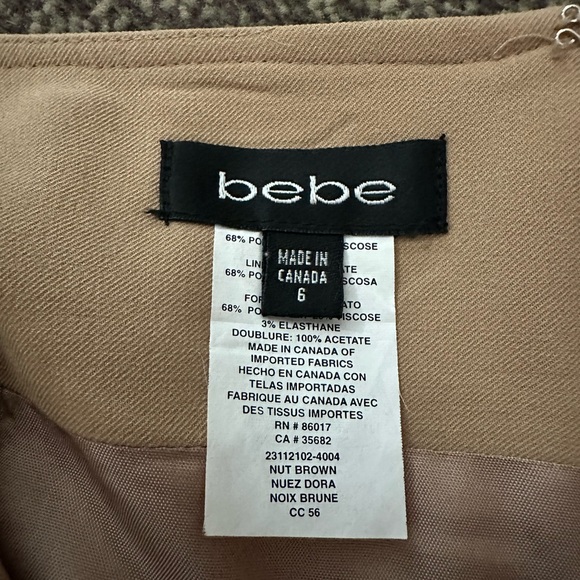 EUC 1990’s Vintage BeBe 2 piece Suit. Beautiful camel color.Size 6/8 - Picture 16 of 16